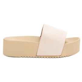 Anesia Paris Velúr papucs a platformon barna Anesia Paris Velúr papucs a platformon barna