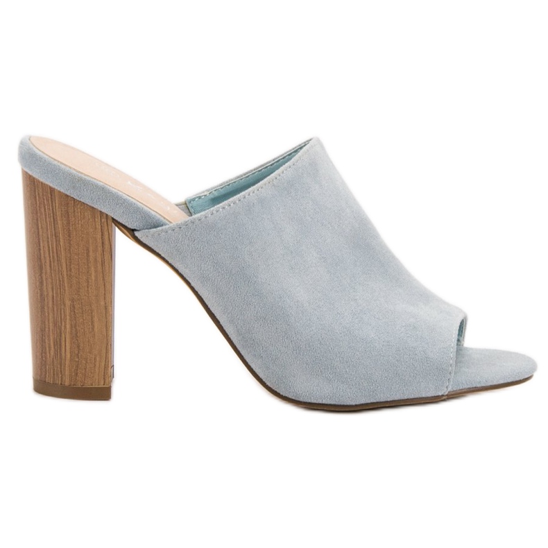 Kayla Beépített magas sarkú szandál kék