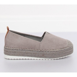 Espadrilles magas talpú szürke BL247 Grey II-GAT-on