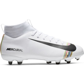 Nike Mercurial Superfly 6 Academy Mg Jr AJ3111-109 futballcipő sokszínű fehér