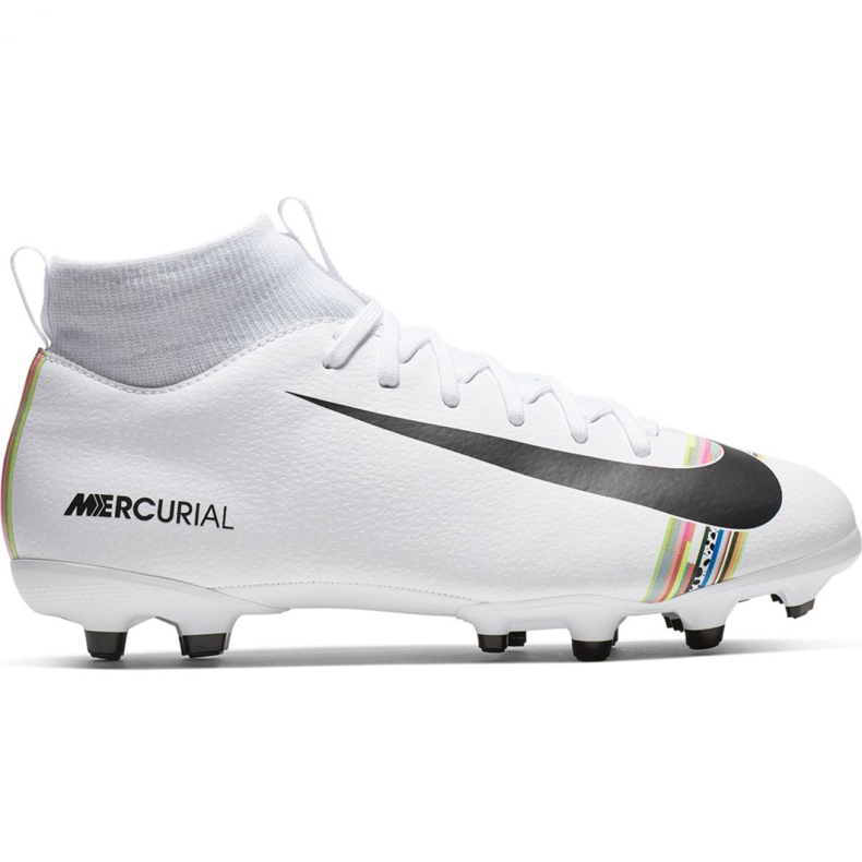 Nike Mercurial Superfly 6 Academy Mg Jr AJ3111-109 futballcipő sokszínű fehér