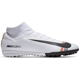 Nike Mercurial Superfly X 6 Academy Tf M AJ3568-109 futballcipő sokszínű fehér