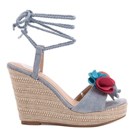 Seastar Kötve Szandál Ék kék sokszínű