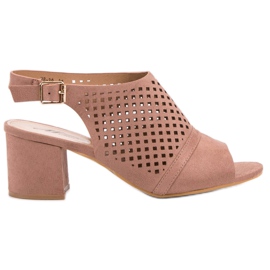 Alkalmi zárt szandál rózsaszín Alkalmi zárt szandál rózsaszín