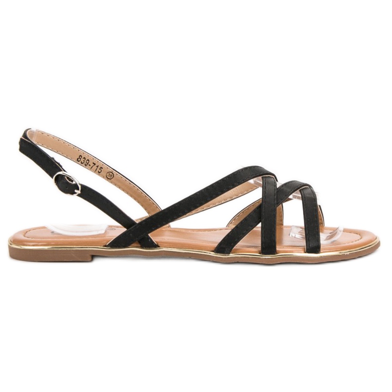 Cm Paris Fekete szandál