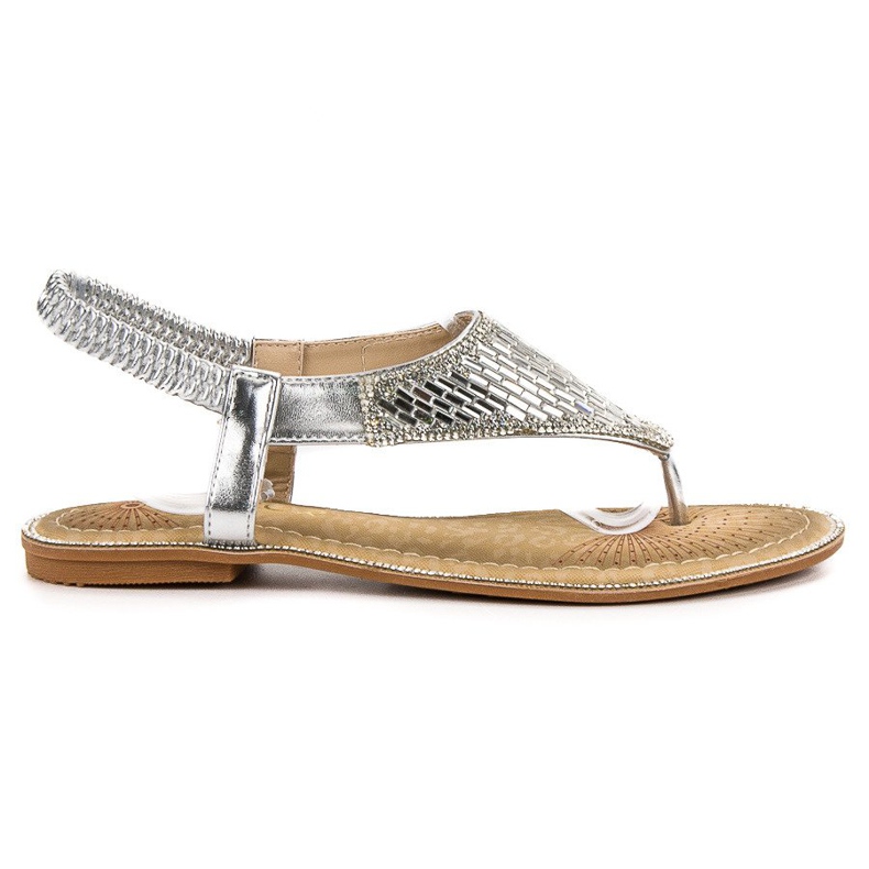 Encor Ezüst japán szandál szürke