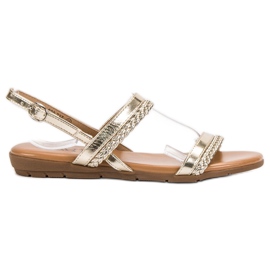 Cm Paris Alkalmi szandál sárga