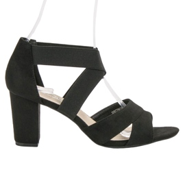 Filippo Fekete Slip-On szandál