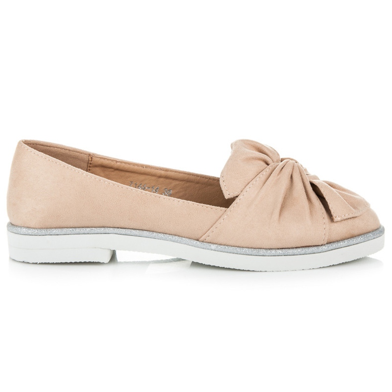 Vices Velúr cipő csillogó díszítéssel barna