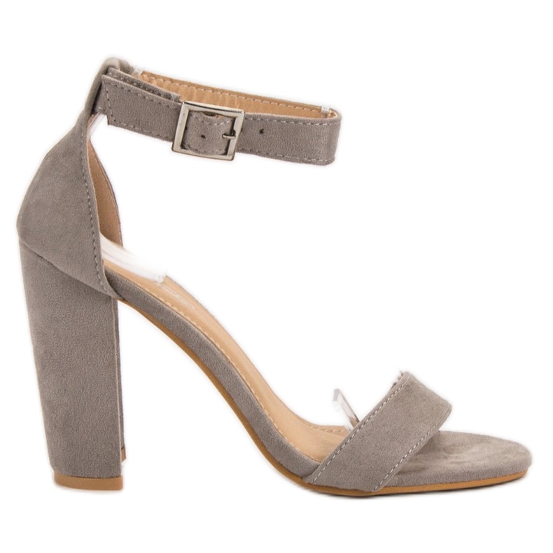 SHELOVET Klasszikus szandál a bárban szürke