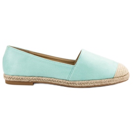 Seastar Menta velúr espadrillák zöld