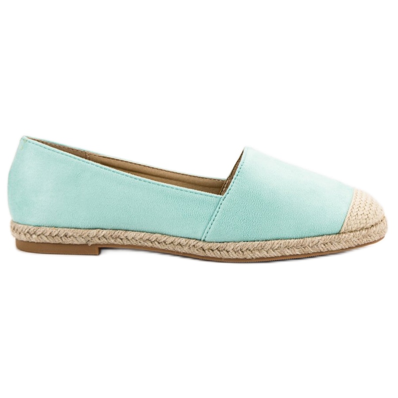 Seastar Menta velúr espadrillák zöld