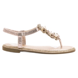 Comer Szandál Gyöngyökkel sárga Comer Szandál Gyöngyökkel sárga