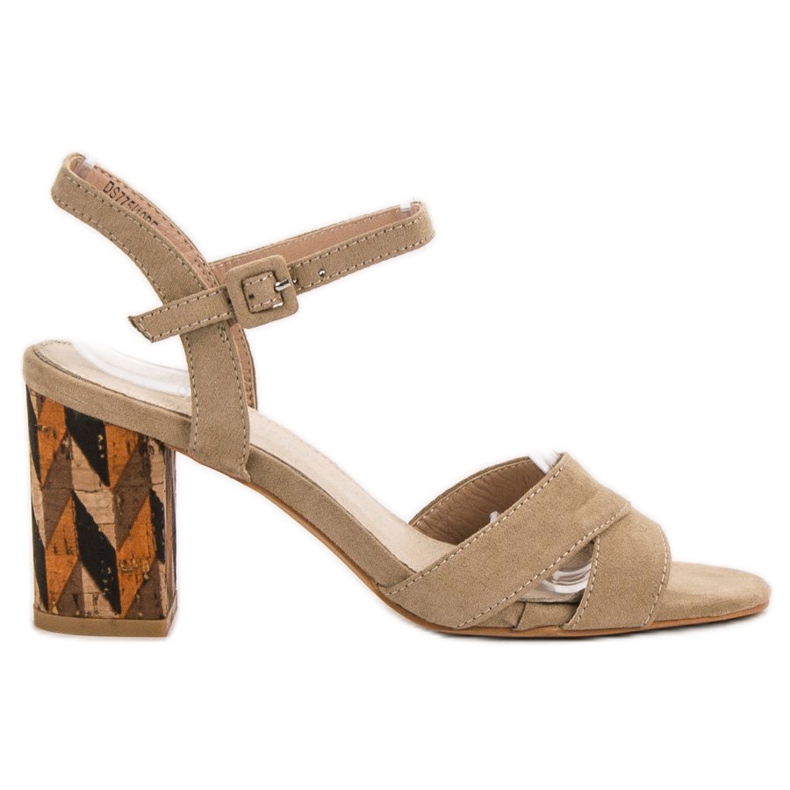 Filippo Szandál parafa magassarkúban barna