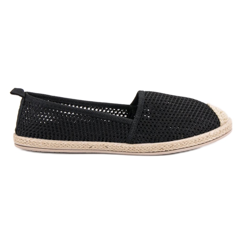 Seastar Fekete textil espadrillák