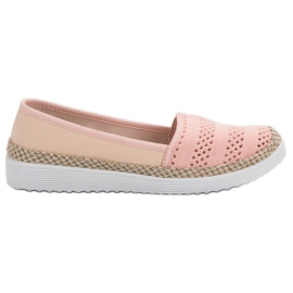 SHELOVET Textil espadrillák rózsaszín SHELOVET Textil espadrillák rózsaszín
