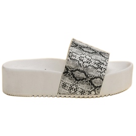 Anesia Paris Papucs a platformon sokszínű