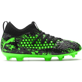 Puma Future 19.3 Netfit Fg Ag Jr 105551 03 futballcipő sokszínű fekete
