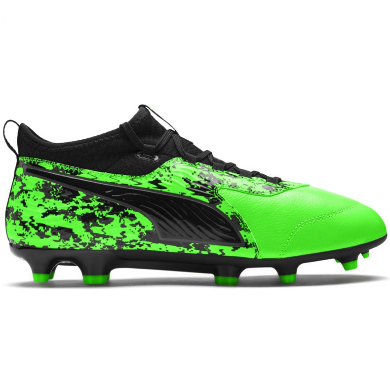 Puma One 19.3 Fg Ag M 105486 04 futballcipő sokszínű zöld