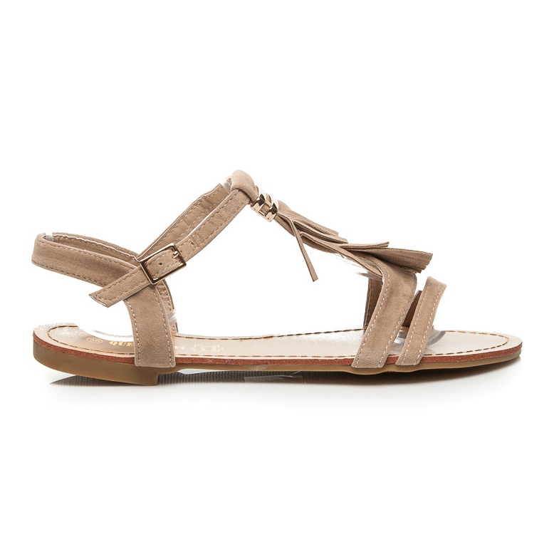 Queen Vivi Szandál Karimákkal barna