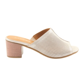 Badura 5311 arany női papucs sárga sokszínű