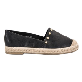 SHELOVET Fekete espadrillák SHELOVET Fekete espadrillák
