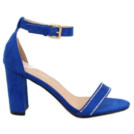 Szandál a kobalt A8020 Navy oszlopon kék sötétkék Szandál a kobalt A8020 Navy oszlopon kék sötétkék