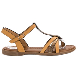 Small Swan Alkalmi szandál barna Small Swan Alkalmi szandál barna