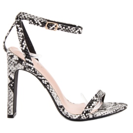 Seastar Animal Print szandál szürke