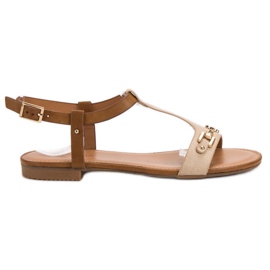 Small Swan Alkalmi szandál barna