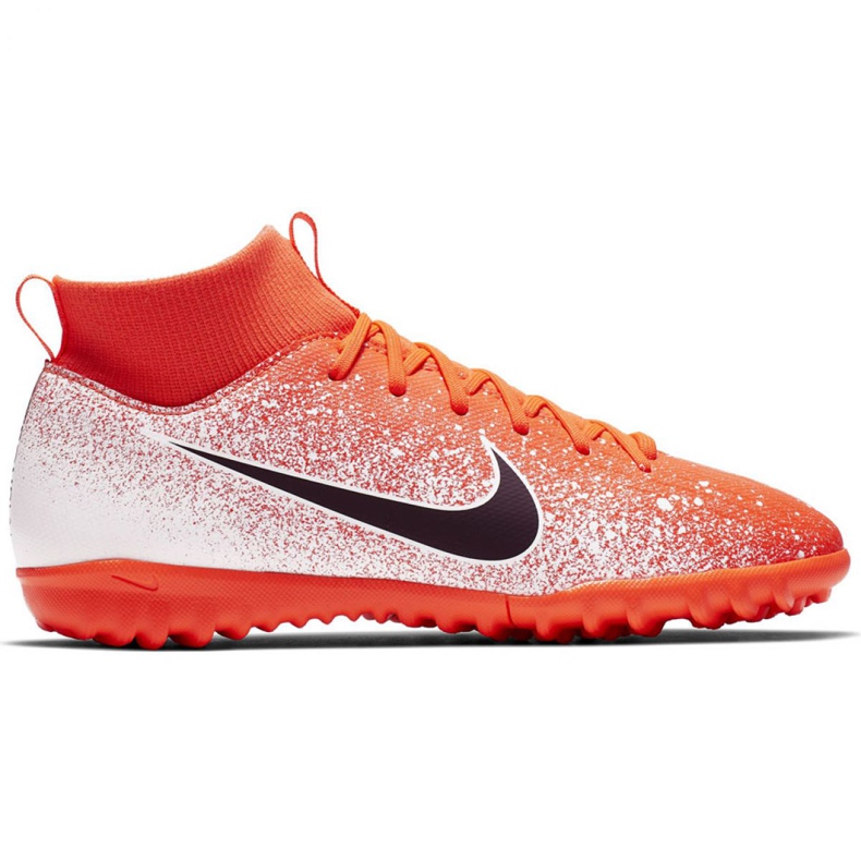 Nike Mercurial Superfly X 6 Academy Tf Jr AH7344-801 futballcipő sokszínű narancssárga