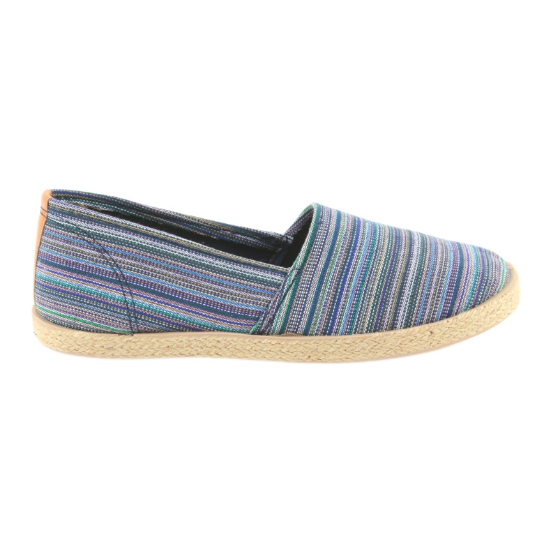 McKey 821 Espadrilles barna kék zöld sötétkék