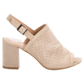 Sixth Sense Áttört szandál egy bárban barna Sixth Sense Áttört szandál egy bárban barna