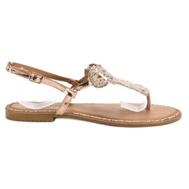 Queentina Kényelmes rózsaszín szandál Queentina Kényelmes rózsaszín szandál