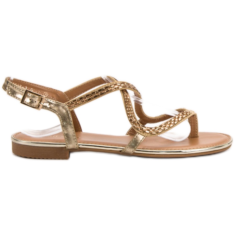 Small Swan Japán szandál sárga