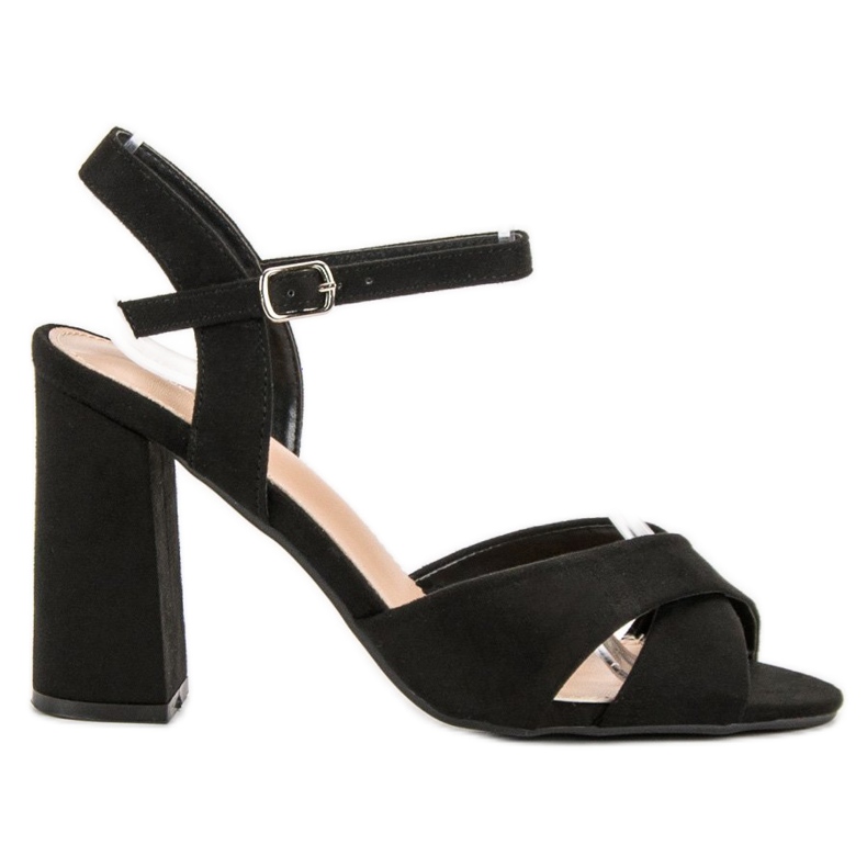 SHELOVET Szandál a bárban fekete