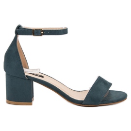 VICES velúr szandál kék VICES velúr szandál kék