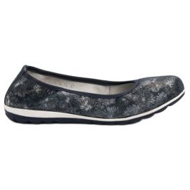 Filippo Bőr balerinák kék