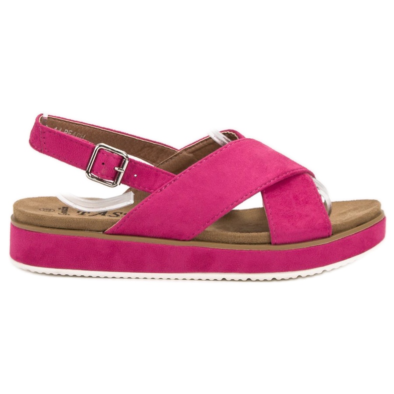 Goodin Velúr szandál rózsaszín