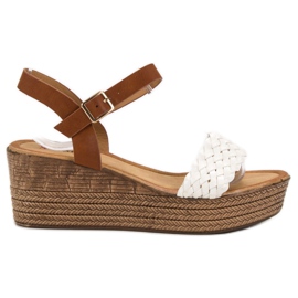 Seastar Könnyű szandál fehér barna Seastar Könnyű szandál fehér barna