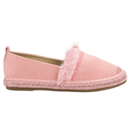 Lily Shoes Espadrilles szegéllyel rózsaszín Lily Shoes Espadrilles szegéllyel rózsaszín