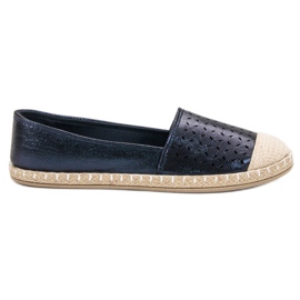 New Tlck Csillogó espadrillák sötétkék New Tlck Csillogó espadrillák sötétkék