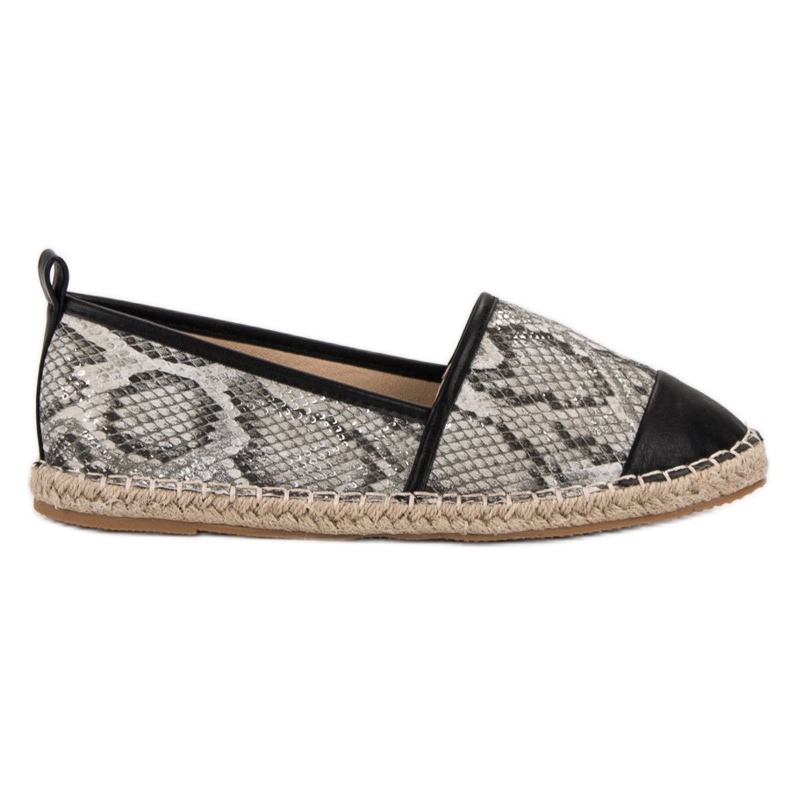 Vices Snake Print Vinceza Espadrilles fekete szürke sokszínű