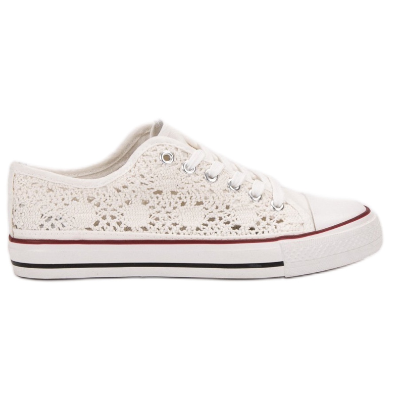 Renda Csipke cipők fehér