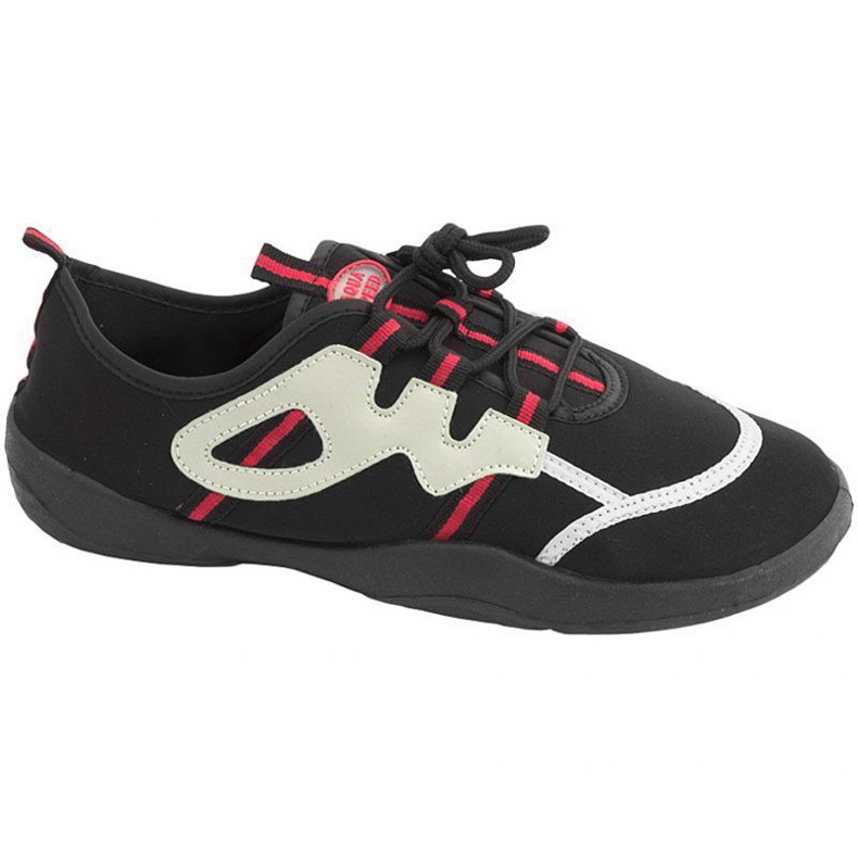 Aqua-speed strandcipő fekete, szürke és piros 19A