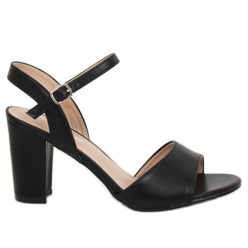 Fekete szandál magassarkú FZ583 Fekete
