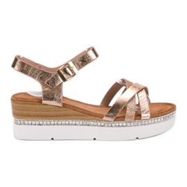 Seastar Divatos szandál köbös cirkóniummal sárga Seastar Divatos szandál köbös cirkóniummal sárga