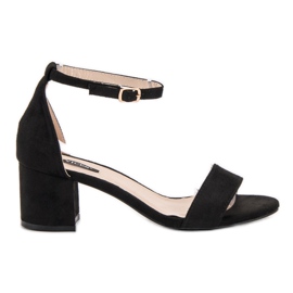 VICES velúr szandál fekete VICES velúr szandál fekete