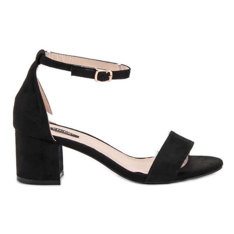 VICES velúr szandál fekete