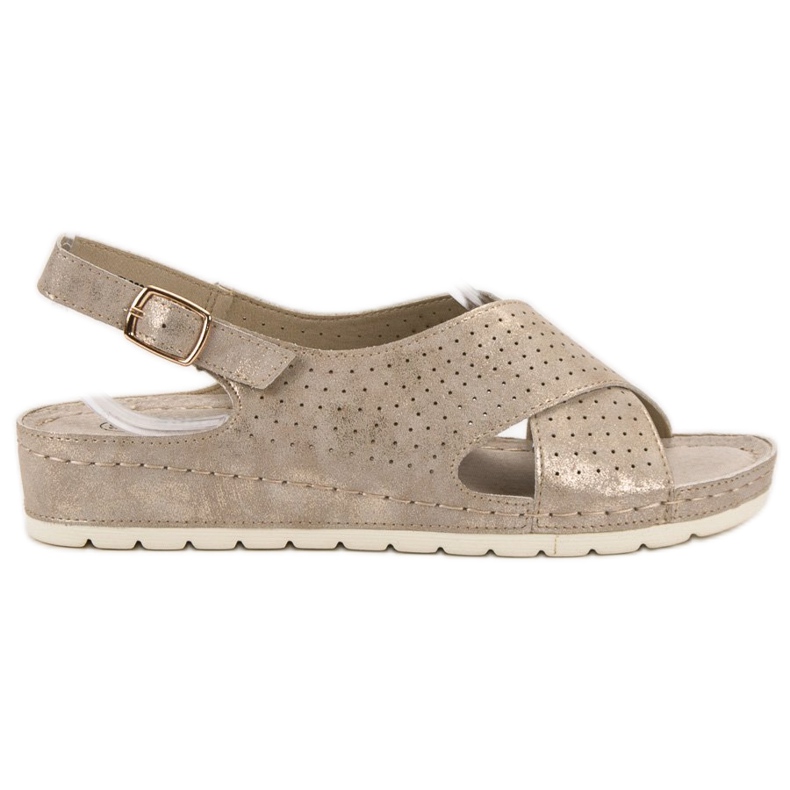 Goodin Szandálok A Platformon aranysárga